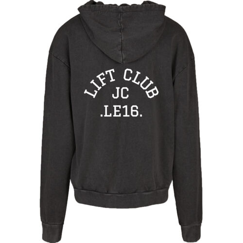 Jim Club - Acid washed oversize hoodie Thumbnail